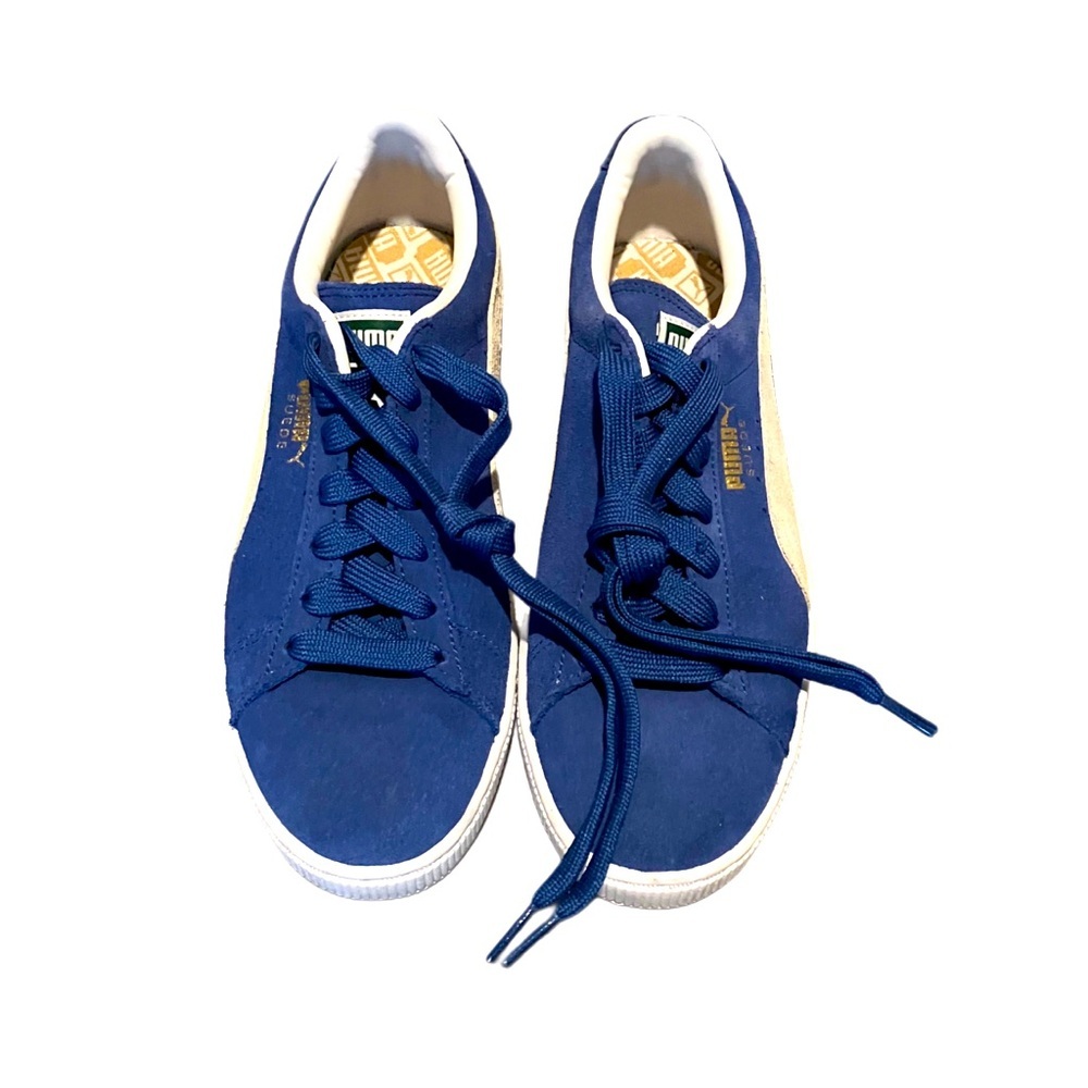 Puma Blue and White Women's Sneakers size 9(mens 71/2-8) - Picture 2 of 10